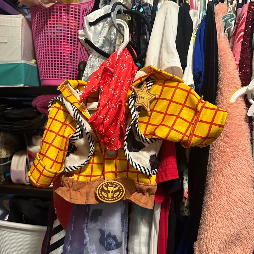 Disney Yellow and Red Dog Costume Clothing